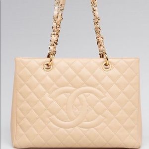 Chanel grand tote shopping bag